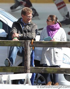 Matthias' father Klaus Martin and his wife Franziska is due to give birth to their first child in October