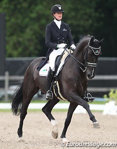 Jorinde Verwimp on her second ride Wendor, which is owned by Veronique Philippaerts and previously owned and competed by Alexa Fairchild