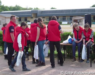 The volunteers in Saumur
