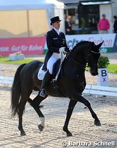 Anabel Balkenhol and Heuberger were the runners-up in the developing PSG horse class