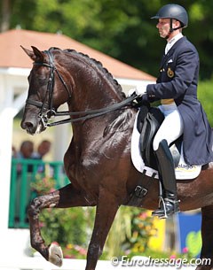 Jeroen Devroe and Aaron at the 2015 CDI Compiegne :: Photo © Astrid Appels