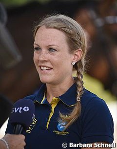 Swedish team rider Emilie Nyrerod