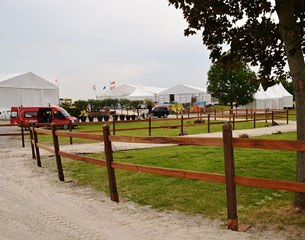 The show grounds are getting prepared for the 5* CDIO show