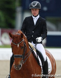 Hungarian Gergely Pachl on the Hanoverian mare Whispering Beauty (by Wolkentanz I x Wanderbusch II)
