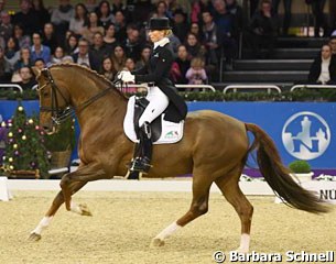 Isabel Freese and Vitalis win the 2016 Nurnberger Burgpokal finals for developing Prix St Georges horses