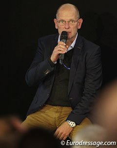 Klaus Roeser at the 2016 Global Dressage Forum at Hof Kasselmann in Hagen :: Photo © Astrid Appels