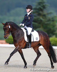 Germany's 2009 and 2011 European Championship team pony Cinderella back in action after a long period of injury with new owner Eileen Henglein