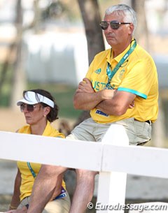 Australian team trainer Ton de Ridder