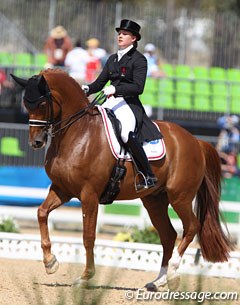 Cathrine Dufour and Atterupgaards Cassidy at the 2016 Olympic Games :: Photo © Astrid Appels
