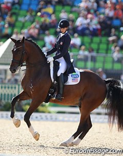 Laura Graves and Verdades at the 2016 Olympic Games in Rio de Janeiro, Brazil :: Photo © Astrid Appels