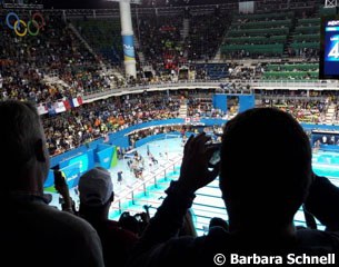 No empty stands when Michael Phelps was swimming