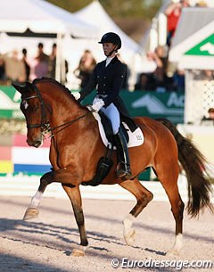 Laura Graves and Verdades win the 5* Grand Prix at the 2016 CDI Wellington :: Photo © Astrid Appels