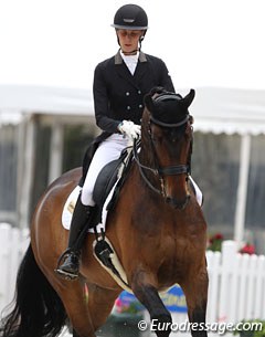 French Alizee Cernin on the 9-year old Dutch warmblood gelding Douglas (by Spielberg x Sir Sinclair), owned by Tiffany Wauthier and Antoine Monnin