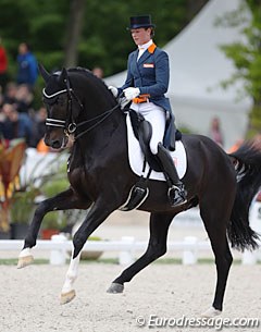 Adelinde Cornelissen and Aqiedo led the Dutch team to a third place in the Nations' Cup. 