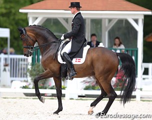 Birthday boy Anders Dahl on Sir Donato, which he trained from novice to Grand Prix level