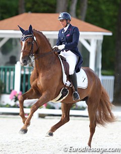 French top duo in the 3* Grand Prix: Nicole Favereau on the classically schooled Ginsengue