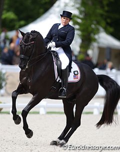 Team U.S. only had three riders in Compiegne with a last minute withdrawal of Jennifer Hoffmann's Rubinio. Shelly Francis has made Danilo her first choice in Grand Prix horse and ridden him in the 5* competition
