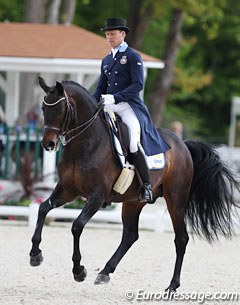 Swedish Mads Hendeliowitz was the Olympic team alternate but got to ride in his first Games when Therese Nilshagen and Dante Weltino dropped out due to injury. They were 23rd in the Grand Prix and 9th in the Special