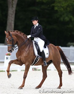 German-Spanish Nicole Vazquez Kremer on the Spanish 2016 Olympic team alternate horse Wonder