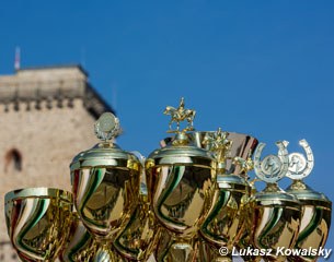 Trophies at the 2017 Hungarian Dressage Championships