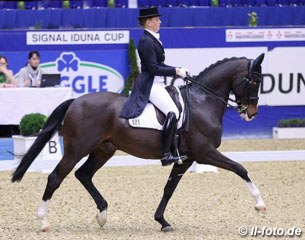 Pia Laus-Schneider and Shadow getting ready for Italian team selection for the 2017 European Championships