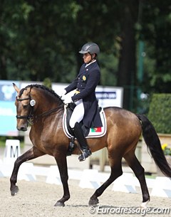 Manuel Vinagre and Almansor at the 2017 European Young Riders Championships :: Photo © Astrid Appels