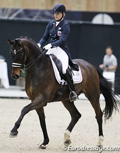 Luxembourg's Alexandra Hidien on Don William (by Don Frederico x Lauries Crusador xx)