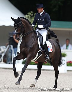 Pierre Volla on her second Grand Prix horse Sir Piko (by Sir Donnerhall)