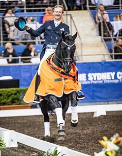 Brett Parbery and DP Weltmieser win the Grand Prix Kur at the 2017 CDI Sydney :: Photo © Stephen Mowbray