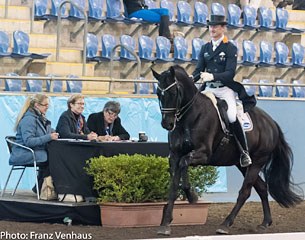 Brett Parbery and DP Weltmieser at the 2017 CDI-W Sydney :: Photo © Venhaus