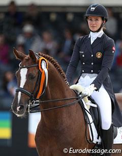Alexandra Andresen and Belamour at the 2017 CDI Ermelo :: Photo © Astrid Appels