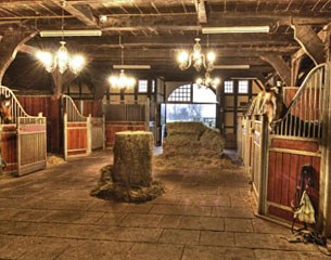 Inside one of the stables