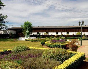 Stable block with landscaped garden