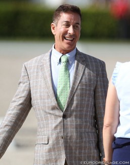Robert Dover serving his last year as U.S. Technical Advisor Leading up to WEG :: Photo © Astrid Appels