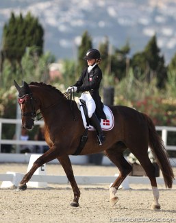 Maria Skov Olesen and Brizard at the 2016 European YR Championships :: Photo © Astrid Appels