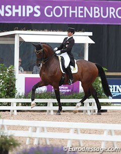 Belinda Weinbauer on Sohnlein Brilliant, Austria's Strongest Grand Prix pair of 2017 :: Photo © Astrid Appels