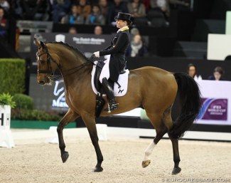 Isabell Werth and Emilio at the 2018 CDI-W 's Hertogenbosch :: Photo © Astrid Appels