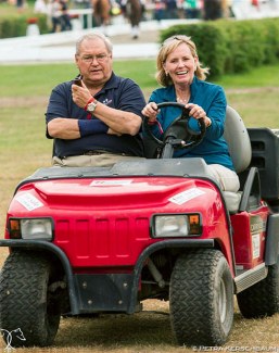 Doug and Louise Leatherdale at the 2014 World Young Horse Championships in Verden :: Photo © Petra Kerschbaum