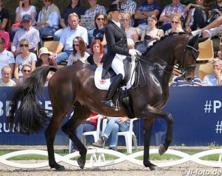Jessica von Bredow-Werndl on TSF Dalera BB at the 2018 German Championships :: Photo © LL-foto