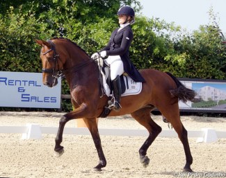 Jazmin Yom-Tov and Hexagon's Zodinde at the 2018 CDI Leudelange :: Photo © Rui Pedro Godinho