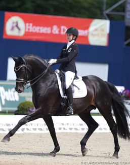 Henriette Schmidt and Rocky's Sunshine at the 2018 CDIO-J Hagen :: Photo © Astrid Appels