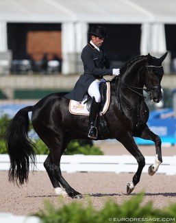Severo Jurado Lopez and Deep Impact at the 2018 World Equestrian Games :: Photo © Astrid Appels