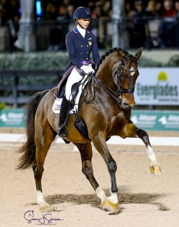 Laura Graves and Verdades at the 2019 CDI-W Wellington :: Photo © Sue Stickle