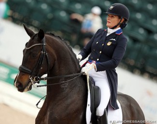 Ashley Holzer and Valentine at the 2019 CDI Wellington :: Photo © Astrid Appels
