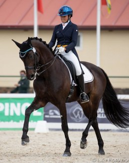 Carla de la Fuente and Fay at the 2019 CDI Segovia :: Photo © Lily Forado