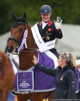 Richard Davison and Bubblingh on the British team that won the Nations Cup at the 2019 CDIO Compiègne :: Photo © Astrid Appels