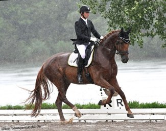 Walter Wadenspanner and Davanti in the pouring rain at the CDN Ingolstadt :: Photo © Rainer Dill