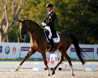 Dongheon Nam and First Edition win the 2019 Asian Dressage Championships in Pattaya :: Photo © Yong Tek Lim