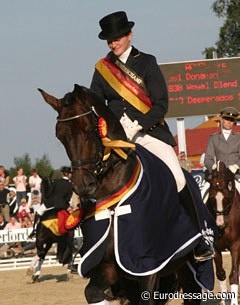 Mittermayer and Donavan at the 2005 Bundeschampionate