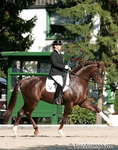 Isabell Werth and For Joy at the 2005 Bundeschampionate :: Photo © Astrid Appels